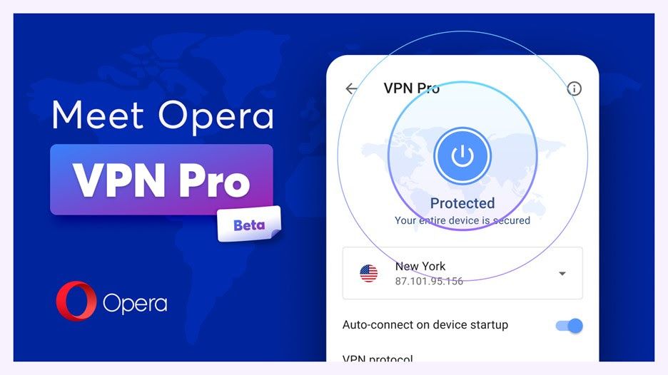 Opera para Android ofrece VPN para todo el dispositivo en versión beta