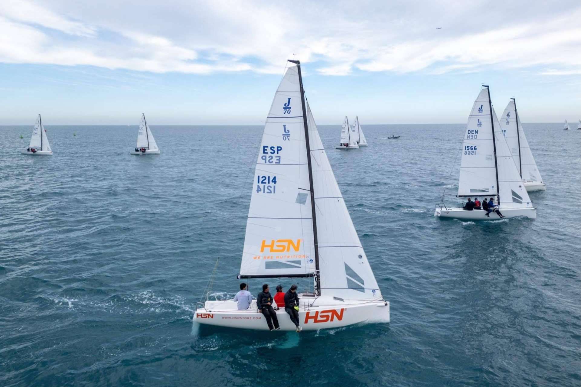 Las Barcelona Winter Series de J70 dan paso a la Spring