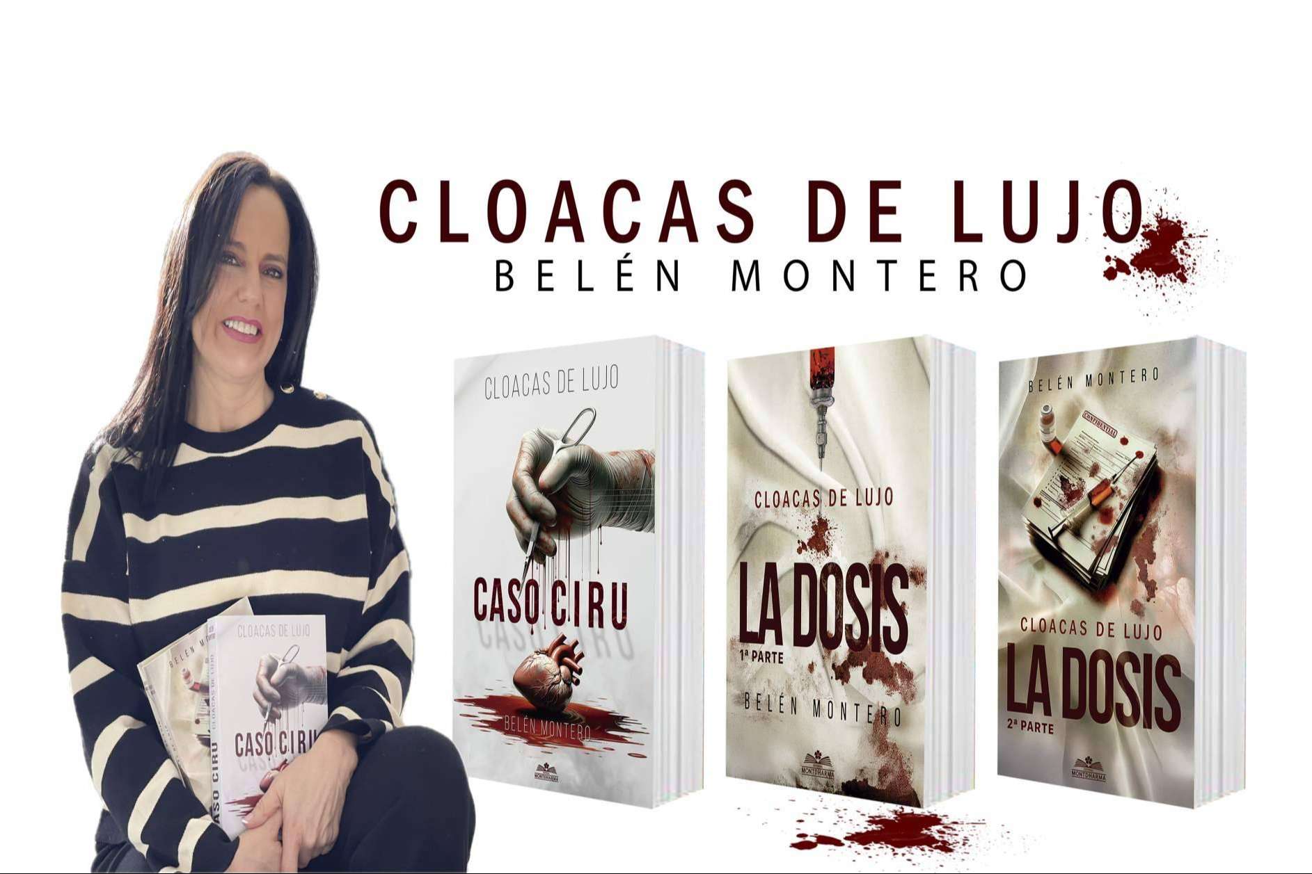 Belén Montero estará presente y firmará sus libros en Barcelona, para la fiesta catalana de Sant Jordi
